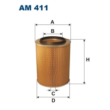 Filtron levegőszűrő AM411 1db levegőszűrő