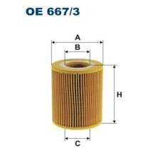 Filtron Olajszűrő FILTRON OE 667/3 olajszűrő