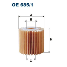 Filtron Olajszűrő FILTRON OE 685/1 olajszűrő