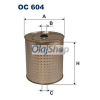 Filtron Olajszűrő (OC 604)