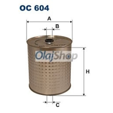 Filtron Olajszűrő (OC 604) olajszűrő