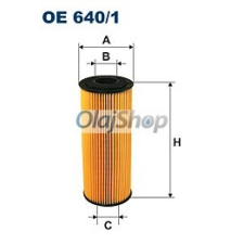 Filtron Olajszűrő (OE 640/1) olajszűrő