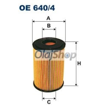 Filtron Olajszűrő (OE 640/4) olajszűrő