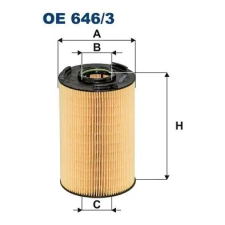 Filtron olajszűrő OE 646/3 autóalkatrész