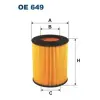 Filtron olajszűrő OE 649