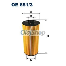 Filtron Olajszűrő (OE 651/3) olajszűrő