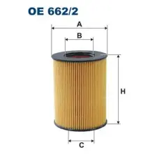 Filtron olajszűrő OE 662/2 autóalkatrész