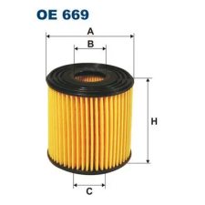 Filtron olajszűrő OE 669 autóalkatrész