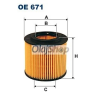 Filtron Olajszűrő (OE 671)
