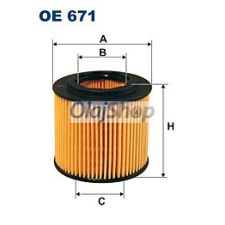 Filtron Olajszűrő (OE 671) olajszűrő