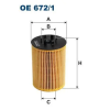 Filtron olajszűrő OE 672/1