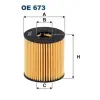 Filtron olajszűrő OE 673