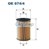 Filtron Olajszűrő (OE 674/4)