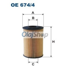 Filtron Olajszűrő (OE 674/4) olajszűrő