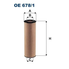 Filtron olajszűrő OE 678/1 autóalkatrész