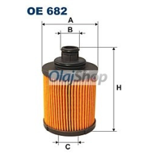 Filtron Olajszűrő (OE 682) olajszűrő