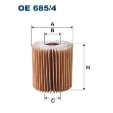 Filtron olajszűrő OE 685/4 autóalkatrész
