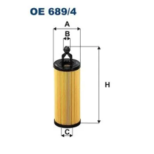 Filtron olajszűrő OE 689/4 autóalkatrész