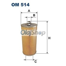 Filtron Olajszűrő (OM 514) olajszűrő