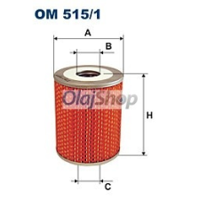 Filtron Olajszűrő (OM 515/1) olajszűrő