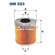 Filtron Olajszűrő (OM 523) olajszűrő