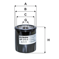 Filtron Olajszűrő OP570/2 olajszűrő