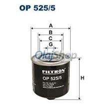 Filtron Olajszűrő (OP 525/5) olajszűrő