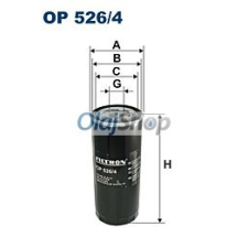 Filtron Olajszűrő (OP 526/4) olajszűrő