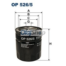 Filtron Olajszűrő (OP 526/5) olajszűrő