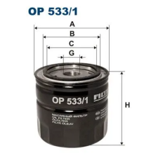 Filtron olajszűrő OP 533/1 autóalkatrész