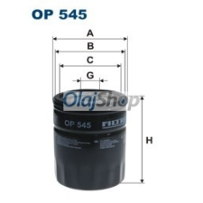 Filtron Olajszűrő (OP 545) olajszűrő