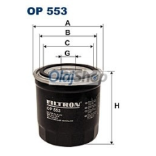 Filtron Olajszűrő (OP 553) olajszűrő