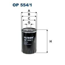 Filtron olajszűrő OP 554/1 autóalkatrész
