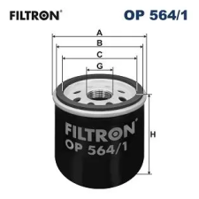 Filtron olajszűrő OP 564/1 autóalkatrész