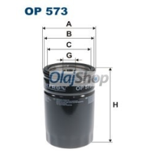 Filtron Olajszűrő (OP 573) olajszűrő