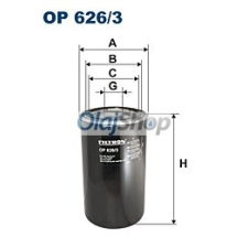 Filtron Olajszűrő (OP 626/3) olajszűrő