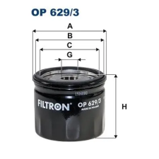 Filtron olajszűrő OP 629/3 autóalkatrész