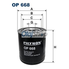 Filtron Olajszűrő (OP 668) olajszűrő