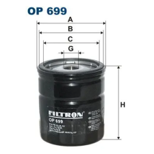 Filtron olajszűrő OP 699 autóalkatrész