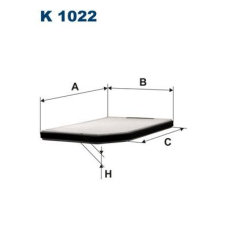 Filtron Szűrő, utastér levegő FILTRON K 1022 levegőszűrő