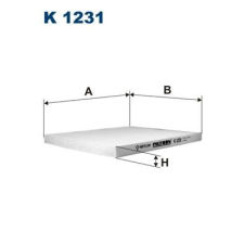 Filtron Szűrő, utastér levegő FILTRON K 1231 levegőszűrő