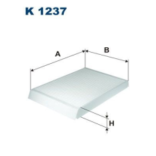 Filtron Szűrő, utastér levegő FILTRON K 1237 levegőszűrő