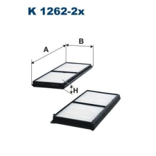 Filtron Szűrő, utastér levegő FILTRON K 1262-2x levegőszűrő