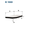Filtron szűrő, utastér levegő K 1022