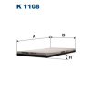 Filtron szűrő, utastér levegő K 1108