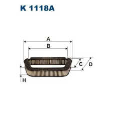 Filtron szűrő, utastér levegő K 1118A autóalkatrész