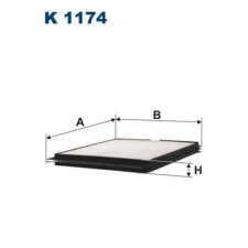 Filtron szűrő, utastér levegő K 1174 autóalkatrész