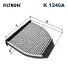 Filtron szűrő, utastér levegő K 1246A