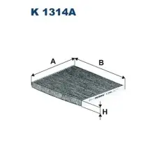 Filtron szűrő, utastér levegő K 1314A autóalkatrész