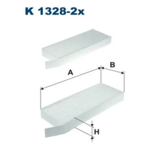 Filtron szűrő, utastér levegő K 1328-2x autóalkatrész